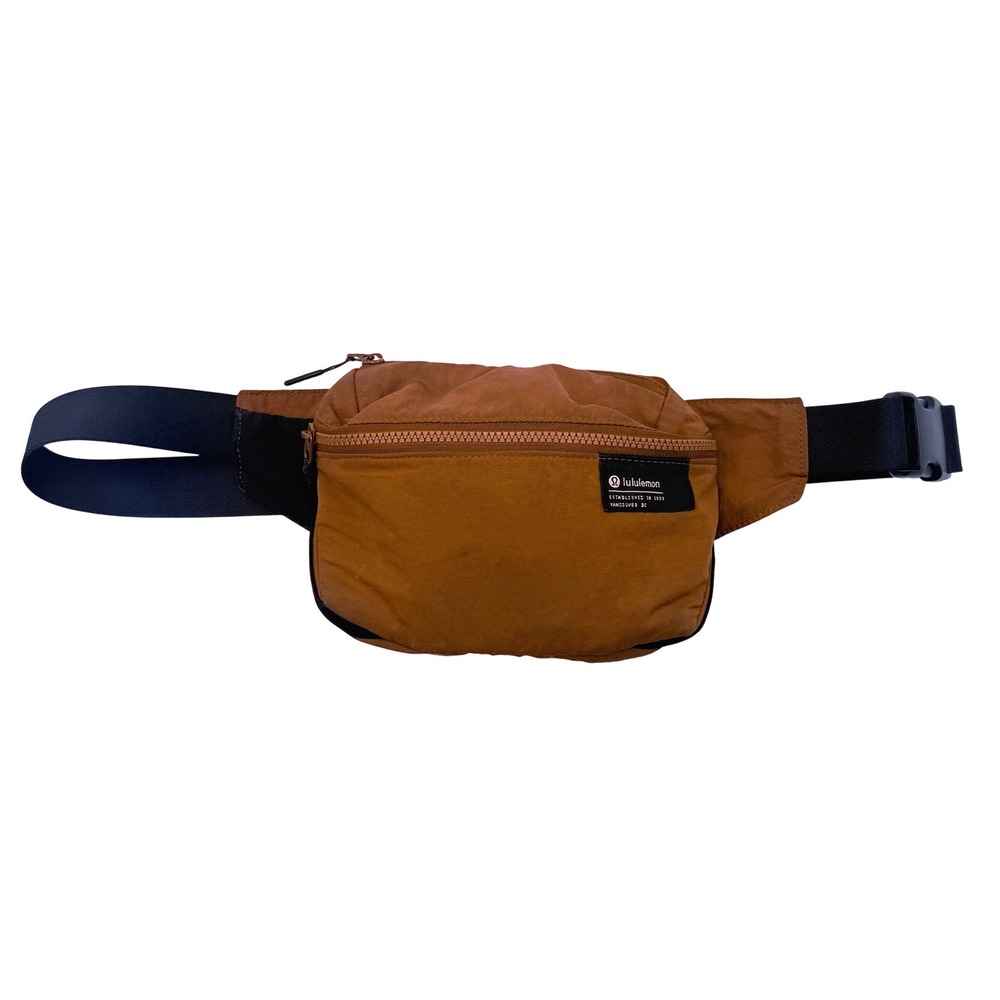 Lululemon Clean Lines Belt Bag 2L Burnt Caramel Brown Crossbody Waist Bag